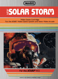 Solar Storm Atari 2600  box art